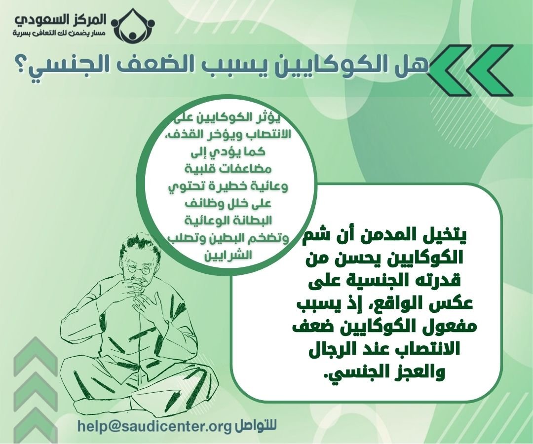 هل الكوكايين يسبب الضعف الجنسي؟
